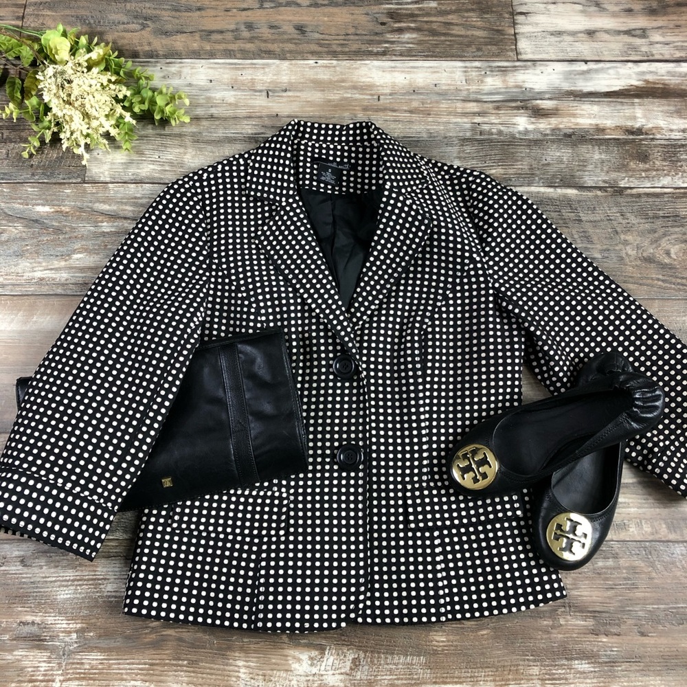 Willi Smith • Black and White Blazer